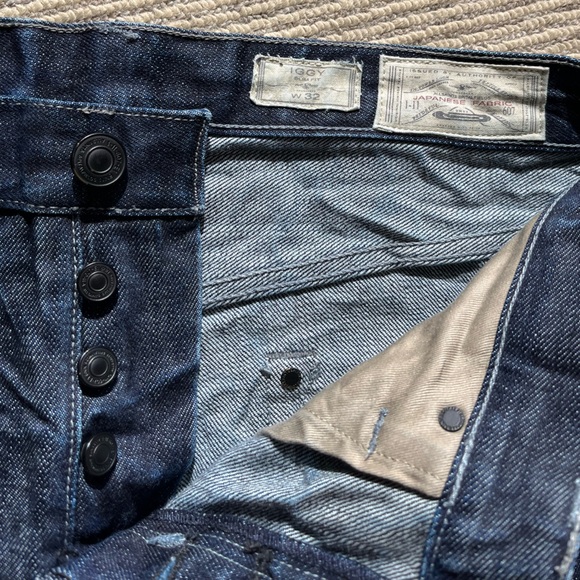 All Saints Men’s Japanese Selvage Denim 32 - Picture 3 of 4